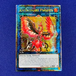 Knightmare Phoenix RA03-EN042 (Quarter Century Secret Rare) NM Yu-Gi-Oh! TCG - Image 1