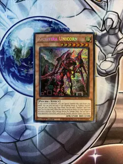 (AY) Yugioh Kashtira Unicorn MP23-EN164 Secret Rare 1st Ed VLP - Image 1