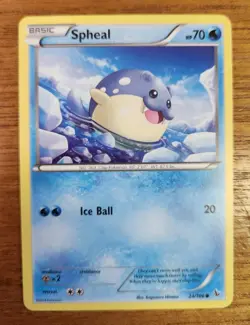 Spheal Pokemon Card, Flashfire Set 24/106 - Image 1