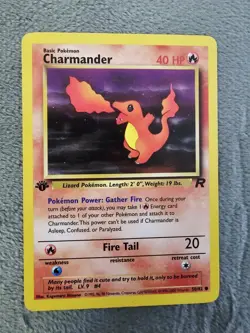 DARK CHARMANDER - 50/82 - 1st Edition Team Rocket Pokemon Card - Image 1
