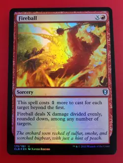 1x Fireball | FOIL | Battle for Baldur's Gate | MTG Magic Cards - Image 1