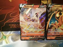 Pokemon tcg charizard and reshiram v ultra rare cards pokemon tcg - Image 2