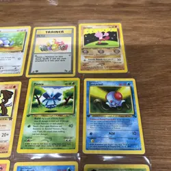 Vintage 1st Edition Lot - Base S, Fossil, Team Rocket, Neo Pokemon 15 Cards - Image 3