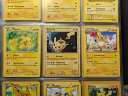 Pikachu & Raichu 9-Card Lot w/ 2010 HGSS03 Black Star Promo Pokemon TCG WOTC 2 - Image 3