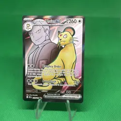 Team Rocket's Persian ex 219/182 Sv10: Destined Rivals Full Art Pokemon Card - Image 1