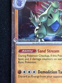 Pokemon TCG Team Rockets Tyranitar Card Pokemon Center Stamped, 096/182 Sealed - Image 3