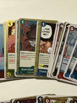 ONE PIECE 100 CARD LOT OP13 FOIL RARE ENGLISH - Image 3