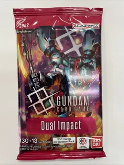 Dual Impact Booster Pack New Gundam Card Game GD02 - Image 1