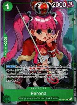 Perona (Illustration Box Vol.4) R One Piece Promotion Cards OP09-034 NM - Image 1
