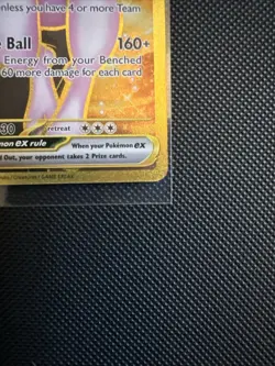 Pokemon TCG Mewtwo EX Team Rockets Hyper Rare Card 240/182 Destined Rivals - Image 4
