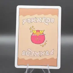 Slowpoke 33/63 - Pokkedo V3 Derpy Pokemon - Custom Fan Art/Non-TCG Card - Image 2