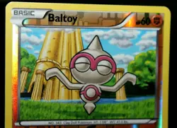 Reverse Holo BALTOY 63/124 Dragon Exalted 2012 Pokemon Card in Penny Sleeve - Image 2