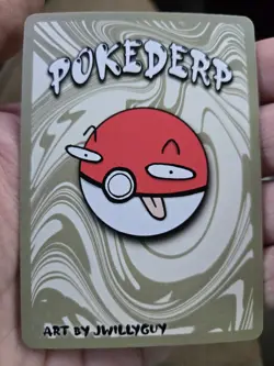 Pokederp 2 1st Edition Gwuaaa! - Slowbro 30/38 Custom Derpy Card Fan Art - Image 2