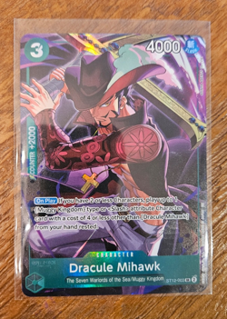 Dracule Mihawk (Illustration Box Vol.4) ST12-003 One Piece Promotion Cards Foil - Image 1