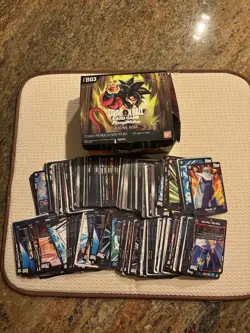 Dragon Ball Super Fusion World FB-03: Raging Roar Booster Box Unsealed 292 Cards - Image 1