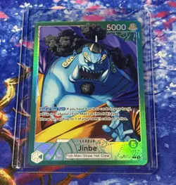 OP11-021 Jinbe Leader Alt - A Fist of Divine Speed Set One Piece Card Game - Image 1