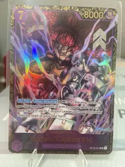 Eustass “Captain” Kid ST10-013 One Piece TCG Top 32 Regional Prize Card NM/M - Image 1