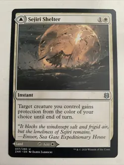 MTG Sejiri Shelter, Near Mint, Zendikar Rising - Image 1