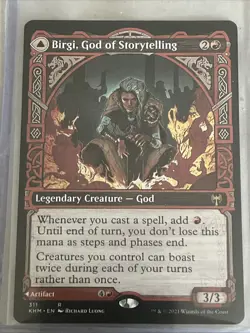 Birgi, God of Storytelling (Showcase) Kaldheim Regular - Image 1