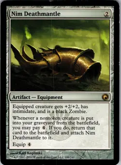 Nim Deathmantle Scars of Mirrodin Rare LP Magic: The Gathering 188 Normal - Image 1