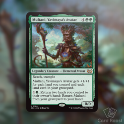 MTG Magic Multani, Yavimaya's Avatar 0190 Commander: Duskmourn DSC - Image 1