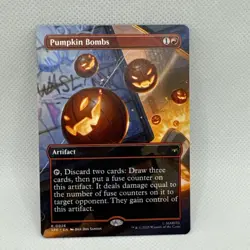 MTG - NM Pumpkin Bombs (Borderless) Marvel's Spider-Man: Eternal-Legal Regular - Image 1