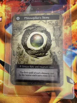 Sorcery: Contested Realm ALPHA Philosopher’s Stone Unique Rare Non-foil - Image 1