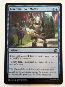MTG The Brothers' War Machine Over Matter Foil 057/287 NM - Image 1