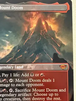 Mount Doom (Borderless) - LOTR Mythic MTG NM ?? Tolkien - Image 4