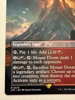 Mount Doom (Borderless) - LOTR Mythic MTG NM ?? Tolkien - Image 5