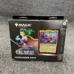 WIZARDS OF THE COAST MTG Final Fantasy Commander Deck Revival Trance Worn Box - Image 1