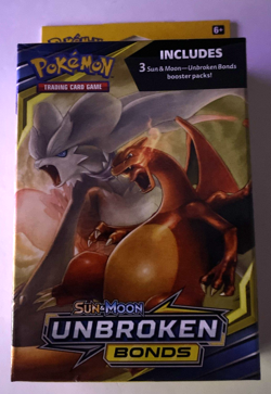 Pokemon Sun & Moon Unbroken Bonds 3-Pack Hanger Box Brand New Factory Sealed TCG - Image 1