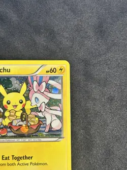 Pokemon Pikachu (XY95 Black Star Promo Holo Rare)-Let’s Eat Together 2016-NM/LP - Image 4