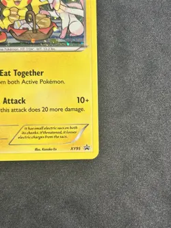 Pokemon Pikachu (XY95 Black Star Promo Holo Rare)-Let’s Eat Together 2016-NM/LP - Image 5