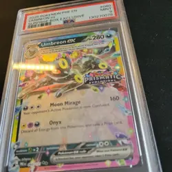2025 Pokemon Surprise Box Umbreon EX #060/131 Stamped PSA 9 MINT Prismatic PRE - Image 3