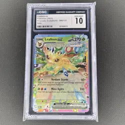 CGC 10 Leafeon ex 006/131 Prismatic Evolutions Pokemon - Image 1