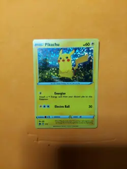Pokemon TCG Mcdonalds 2022 Match Battle Pikachu 7/15 Holo Promo HP/Surface DMG - Image 1