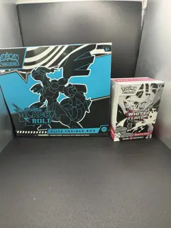 Pokemon Black Bolt ETB + White Flare Booster Bundle | Sealed TCG FAST SHIPPING - Image 1
