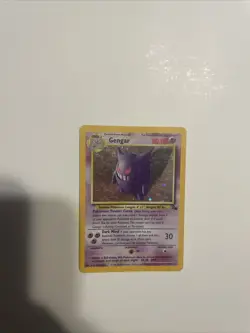 Pokemon Gengar Fossil 5/62 HOLO Unlimited RARE WOTC 1999 - Image 1