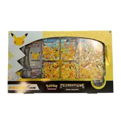 Pokemon TCG Pikachu V-UNION Celebrations Special Collection New Imperfect Box - Image 1