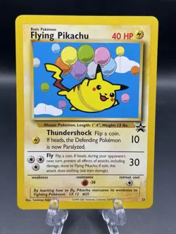 Pokemon Flying Pikachu Promo WoTC Promo 25/53 LP - Image 1