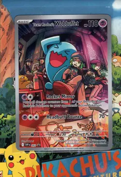 Pokemon TCG Team Rocket's Wobbuffet SVP203 Promo NM/M - Image 1