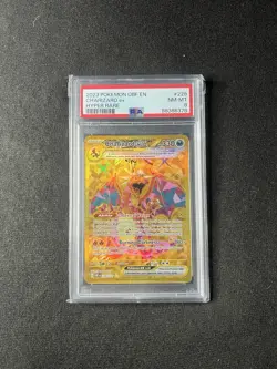 2023 POKEMON OBF EN-OBSIDIAN FLAMES HYPER RARE #228 CHARIZARD EX PSA 8 - Image 1