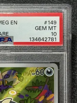 Shroodle 149/132 - PSA 10 - Illustration Rare - Pokemon TCG: Mega Evolution - Image 3