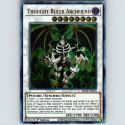 Yugioh Thought Ruler Archfiend BROL-EN070 1st Edition Ultra Rare Holo - NM - Image 1