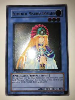 Yugioh Elemental Mistress Doriado TLM-EN034 Ultimate Rare 1st Ed - Image 1