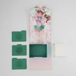 Scouts Sailor Jupiter Faux Green Dicewinder Deck Box Mana Moon Yugioh Brand New - Image 1