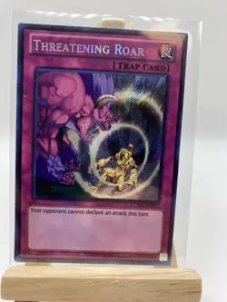 Threatening Roar LCYW-EN297 Secret Rare Vintage Yugioh Unlimited Edition Mint - Image 1