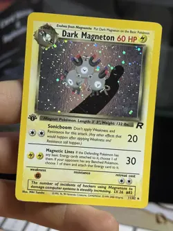 1st Edition Dark Magneton 11/82 Team Rocket 2000 Holo Rare WOTC Pokemon Card TCG - Image 4