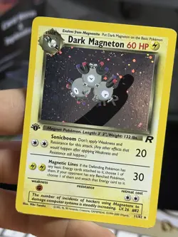 1st Edition Dark Magneton 11/82 Team Rocket 2000 Holo Rare WOTC Pokemon Card TCG - Image 5